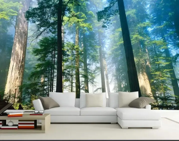 Custom 3D Murals Forests Wallpaper Nature Fog Trees 3d Wall Photo Mural forest Wall paper for Background Bedroom 3D Wall Murals Custom 3D Murals Forests Wallpaper Nature Fog Trees 3d Wall Photo Mural forest Wall paper for Background Bedroom 3D Wall Murals