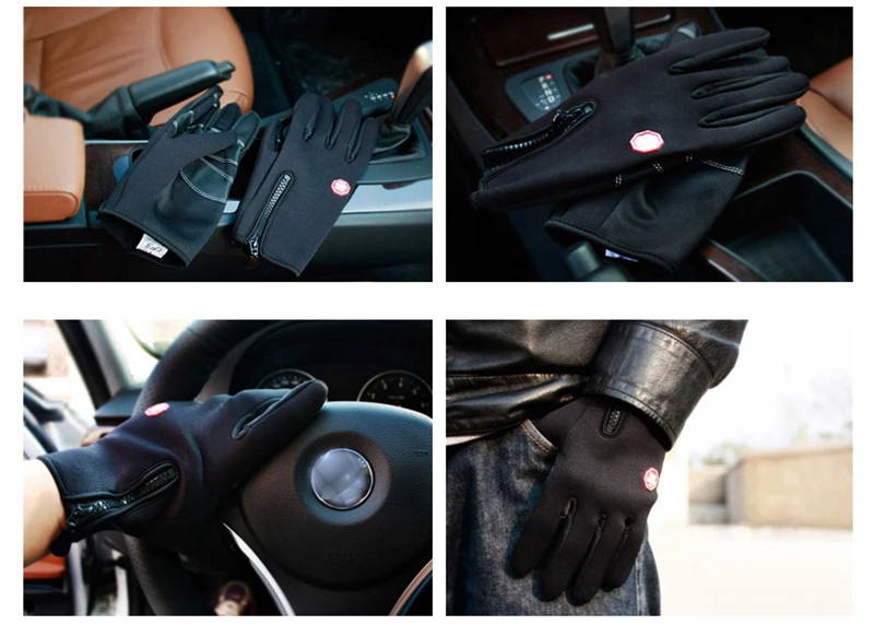 Unisex Touchscreen Winter Thermal Warm Cycling Bicycle Bike Ski Outdoor Camping Hiking Motorcycle Gloves Sports Full Finger (7)