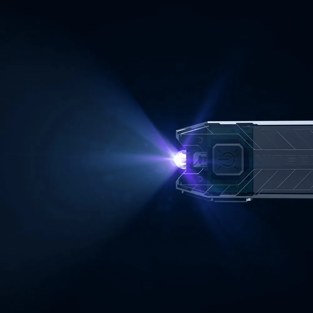 Topsale NITECORE T Series TubeUV USB Перезаряжаемый брелок с УФ фонариком умный режим