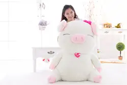 Большой жира плюшевая игрушка поросенок большой прекрасный свинья кукла подарок около 80 см