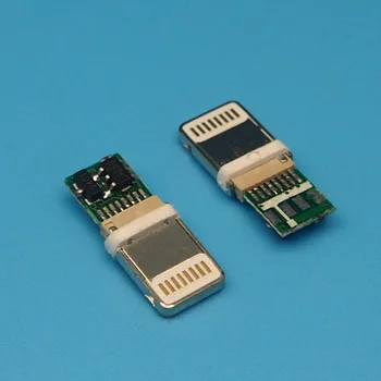 

50pcs Data Cable charging plug for iphone 5S / 6 Welded wire male plug