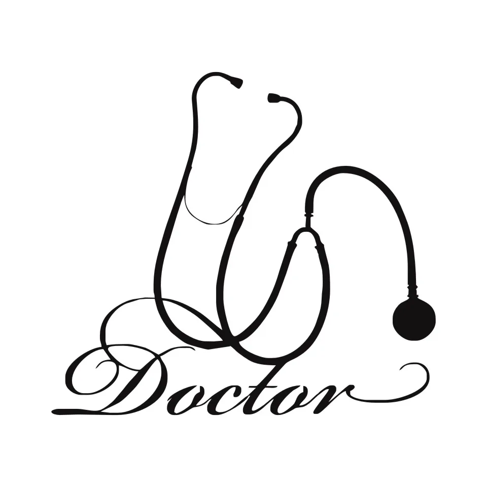 Cunymagos Doctor Hospital Medical Tool Vinyl Car Sticker Creative Sticker Wall Auto Decoration Decal Car Styling 14.4cm12 (3)
