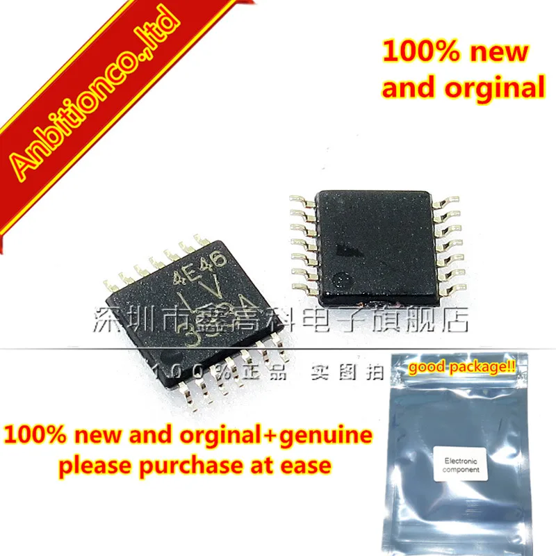 10 шт. 100% Новый оригинальный HD74LV393ATELL LV393A SSOP14 Dual Core 4-bit двоичные счетчики в наличии