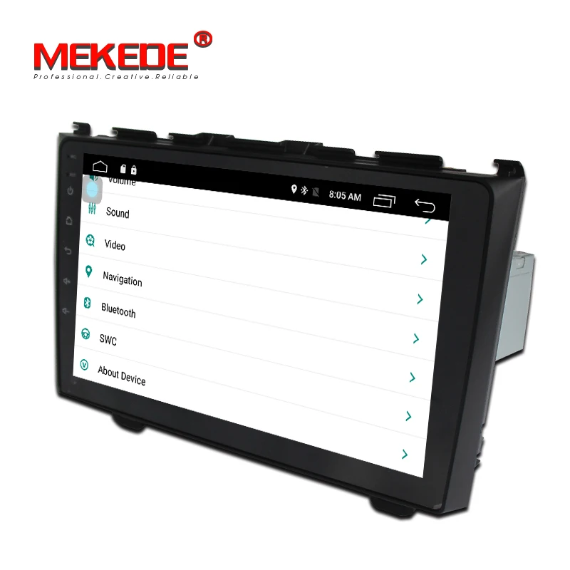 Sale 9inch Android7.1 Quad Core Car Radio Gps navigation DVD car multimedia player for Honda CR-V CRV 2007 2008 2009 2010 2011 5
