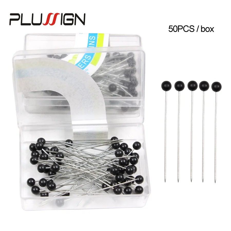 Black Round Pearl Headed Pins Corsage Florists Sewing Pin For Wedding Flowers Buttonholes Corsages Bridal Floral Craft florist sewing pins