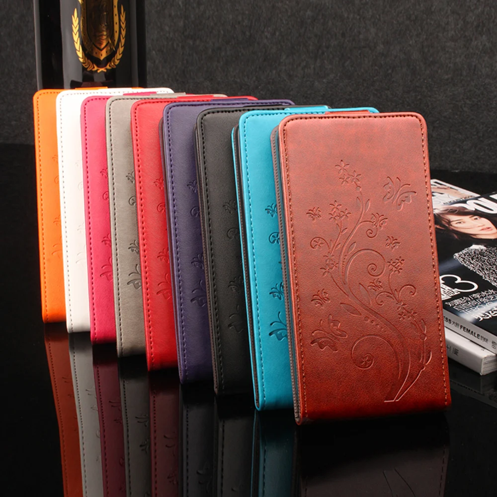 

HongBaiwei for Huawei Honor 6X Flip Case Fashion Embossed Flip Leather Cover Case for Huawei Honor 6X Vertical Back Cover