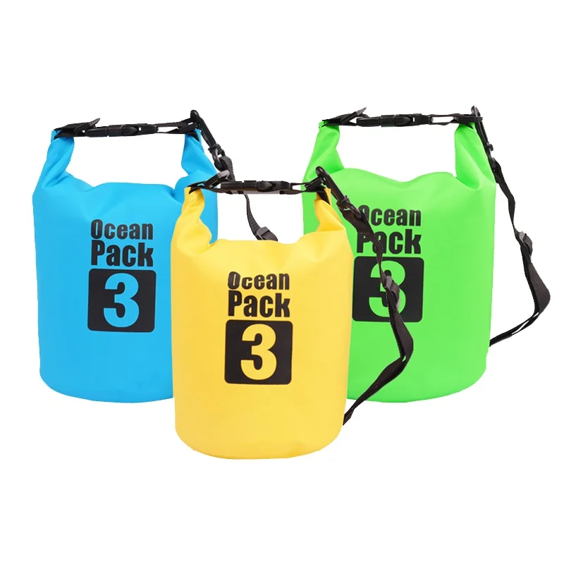 2L 3L 5L Waterproof Bags Dry Bag Water Resistant For Outdoor Kay
