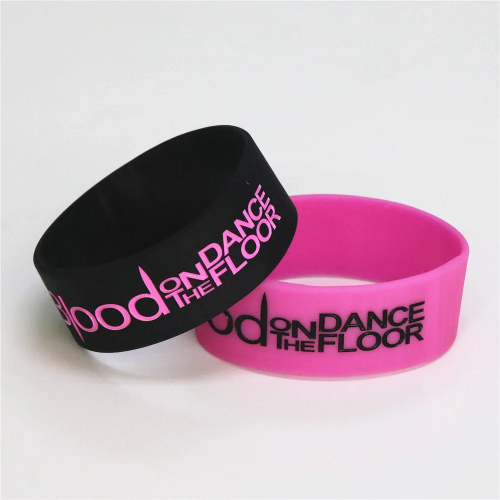 25PCS Blood On The Dance Floor Silicone Wristband 1