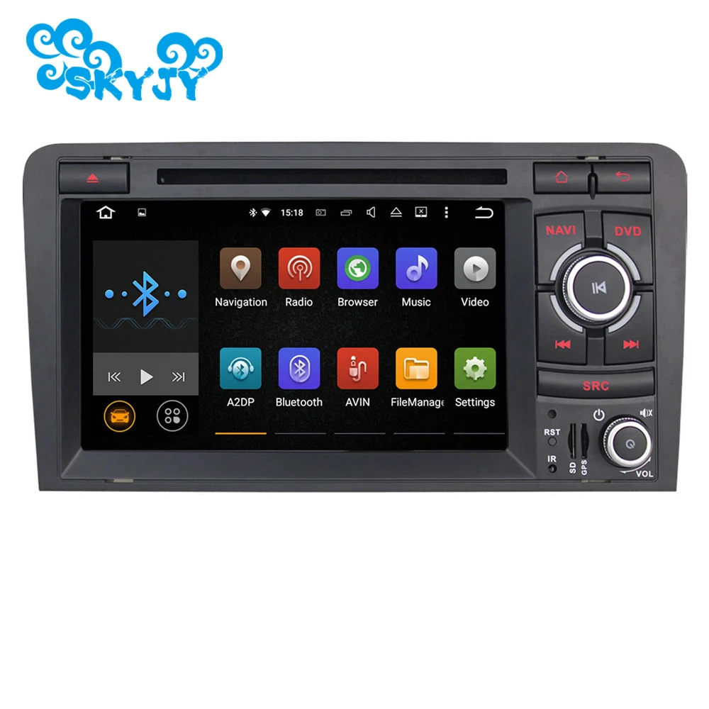 Autoradio GPS 3d bluetooth tactile AUDI A3 /"/" PAS DE TAXE