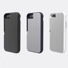 Fashion 2 in 1 Selfie cellphone Funda Handheld selfie Stick Cover case For iPhone 6 6s plus cover Selfie Cases