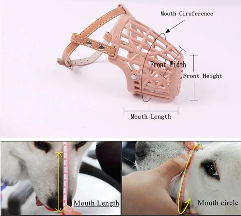 Прочная противоукусная намордник для собак с дизайном корзины, противоукусные намордники для собак, регулируемые полиуретановые ремни XS~ XXXL, товары для домашних животных