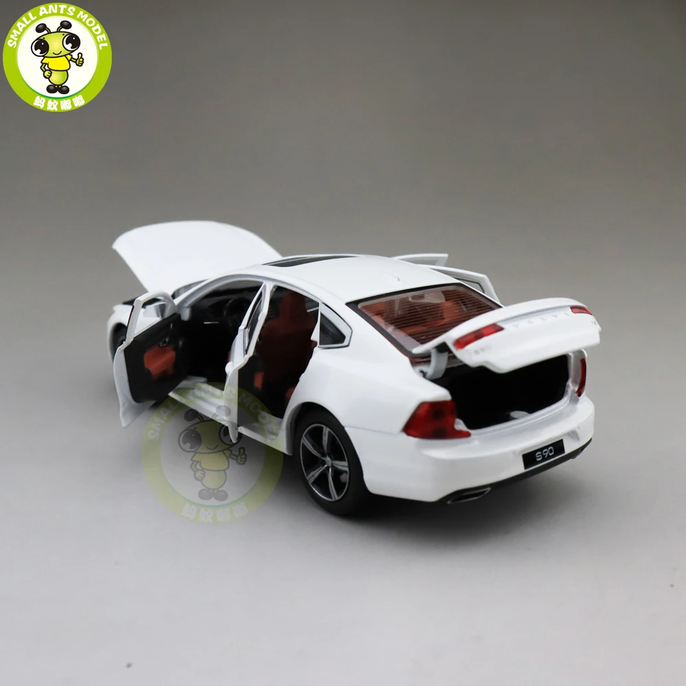 1/32 JACKIEKIM Volvo S90 амортизация версия литой модельный автомобиль игрушки для детей Подарки для мальчиков девочек