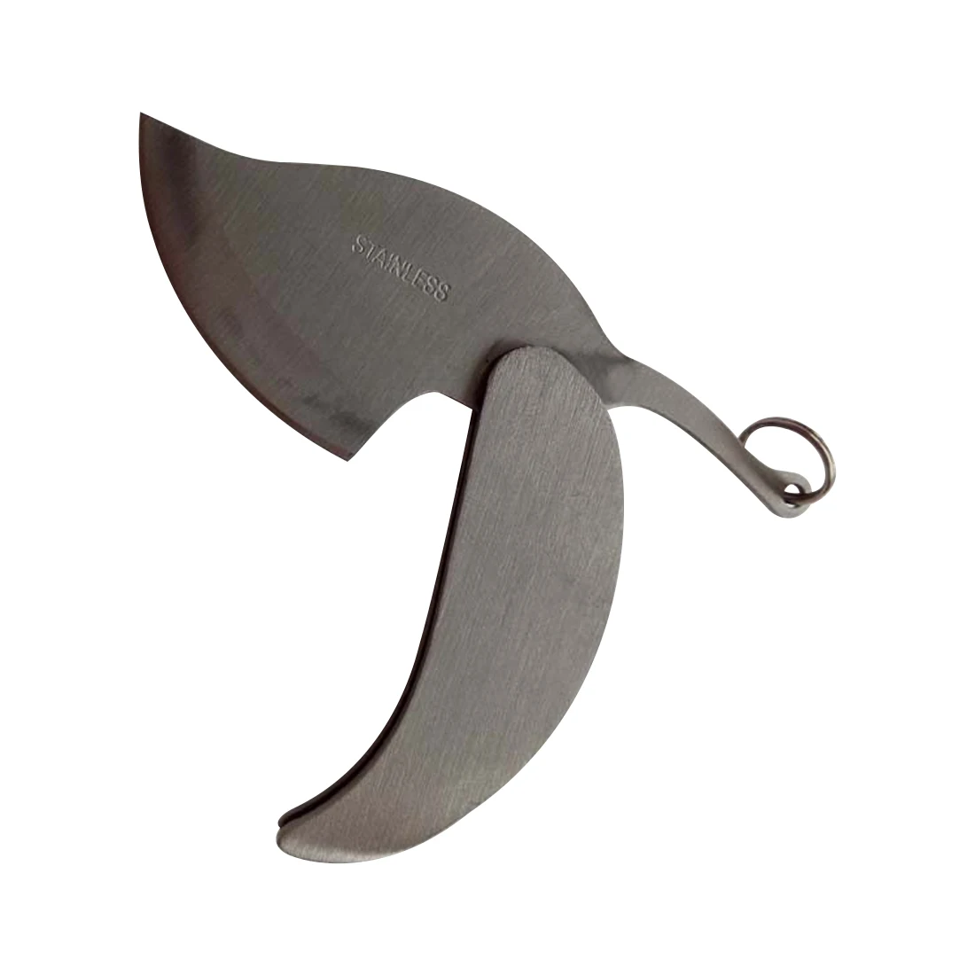 

Stainless Steel Keychain Tool Keyring Ring Mini Portable Silver Leaf Knife Fold Survive Kit Outdoor Pocket kamp malzemeleri