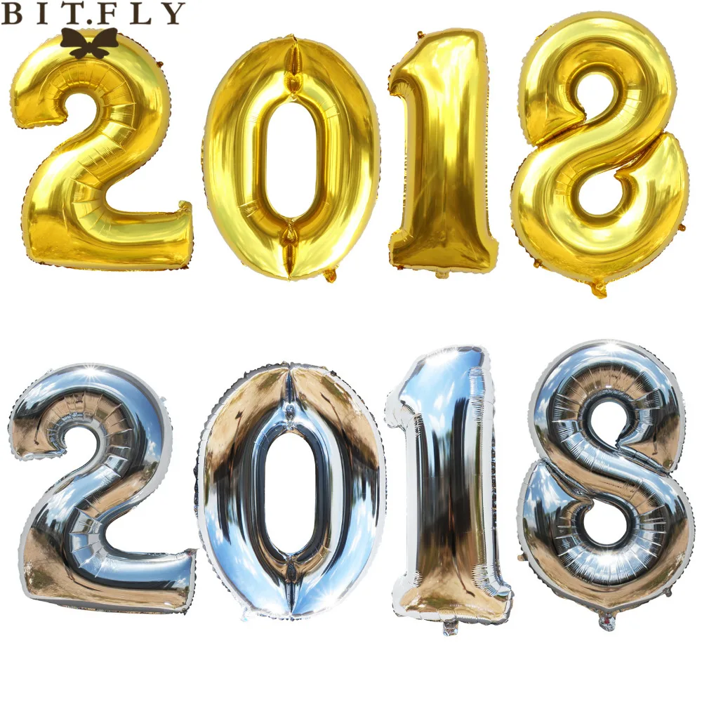 Grands Ballons A Helium Avec Chiffres En Aluminium 40 Pouces A Air Pour Decoration De Mariage Fournitures De Souvenirs Pour Anniversaire Et Fete Aliexpress