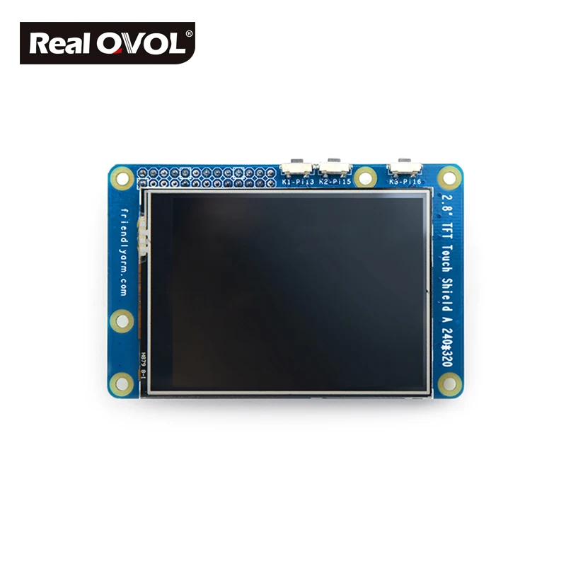 RealQvol Friendlyarm 2,8 дюймов резистивный сенсорный экран lcd T28 240x320 для Nanopi использует ST7789S XPT2046 IC SPI интерфейс