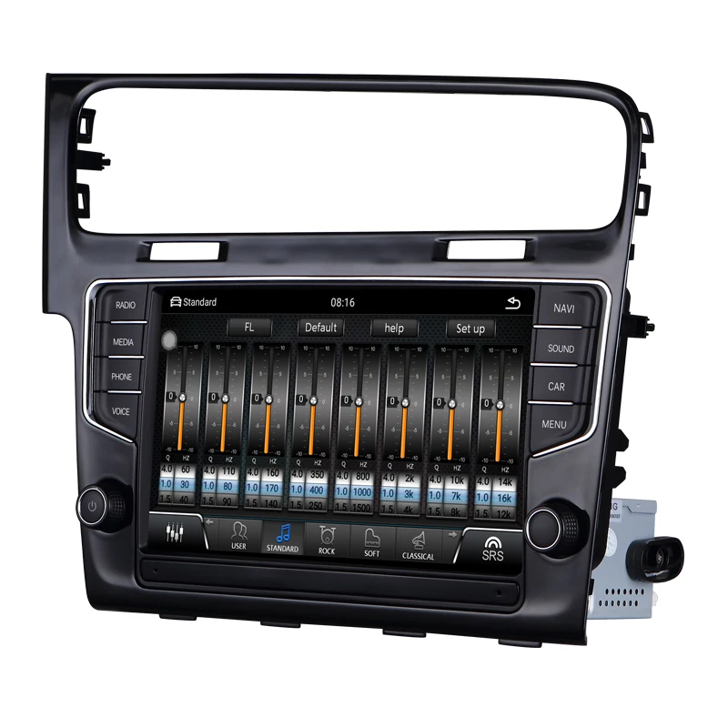 Radio de coche navegación multimedia video android dvd del coche para VW Golf 7 2014-2018 9 \