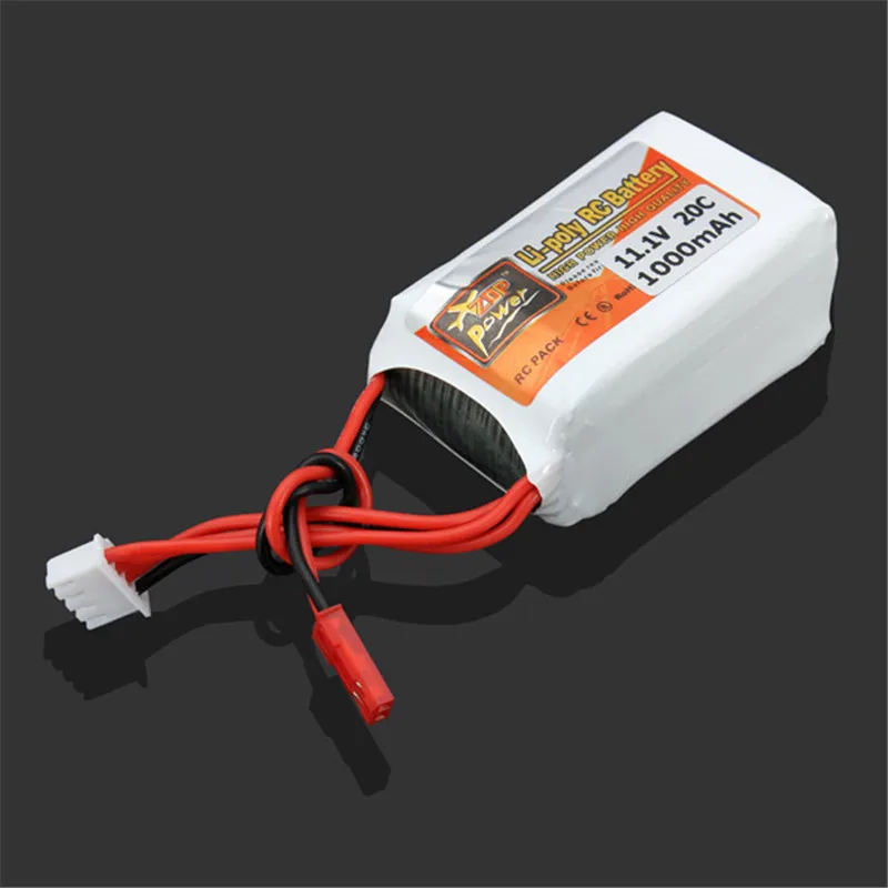 

2017 Newest High Quality Rechargeable ZOP Power 3S 11.1V 1000MAH 20C Lipo Battery JST Plug Off-Price for Quadcopter Helicopter