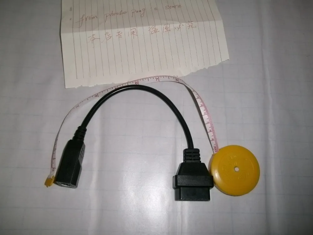 wholesale OBD 2 Connector 16 Pin for Honda 3 Pin To Diagnostic Adapter Femal OBD2 Lead Auto Car cable 528394 (10)