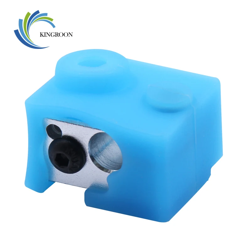 KINGROON جديد واقية سيليكون جورب غطاء حالة ل E3D V6 ساخنة كتلة الدافئة حفظ غطاء Reprap 3D طابعة أجزاء 15