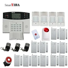 SmartYIBA Home Security Wireless GSM Security Alarm System Outdoor Wireless Siren Manual Spanish Russian French Italian Voice
