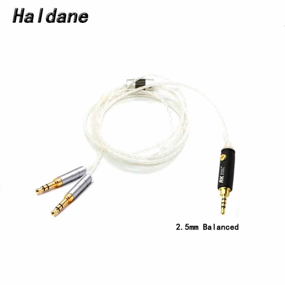 Холдейн 8 ядер 7N OCC с серебряным покрытием Sundara Aventho фокусное elegia t1 t5p D7200 MDR-Z7 2,5/3,5/4,4 мм Баланс наушников кабели