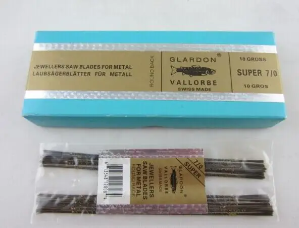 

7/0 JEWELERS SAW BLADES,GLARDON VALLORBE SAWBLADES FOR JEWELRY MAKING TOOL&JEWELRY TOOL