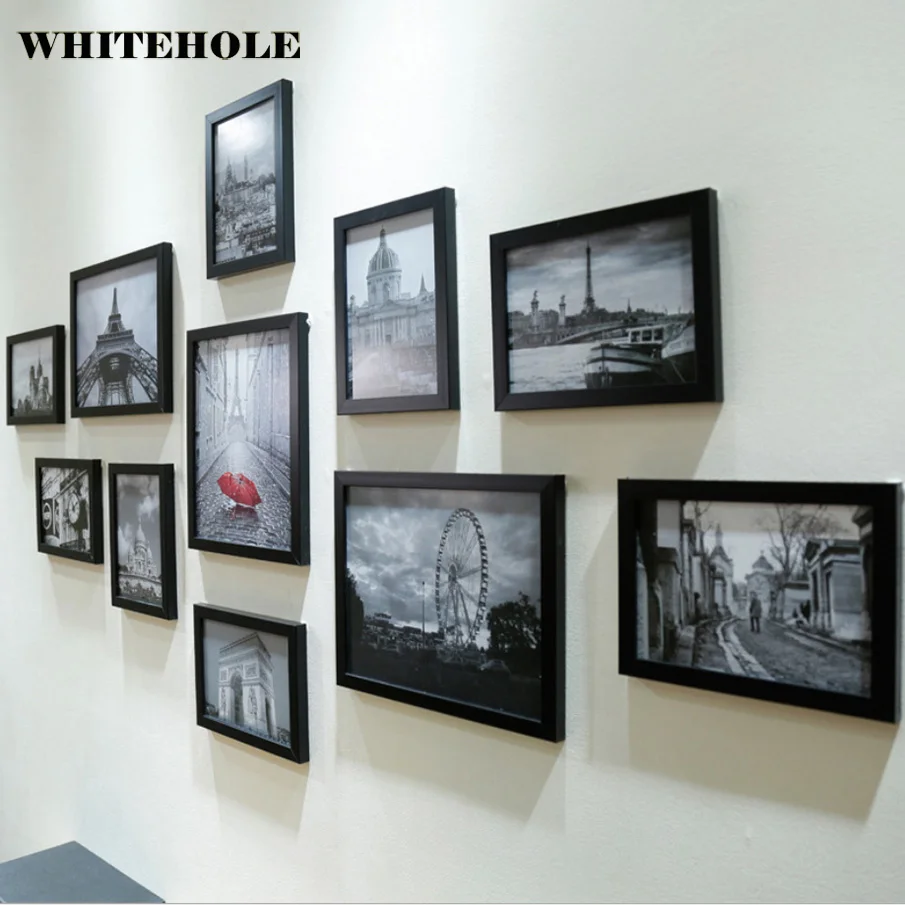 W 11pcs photo frame picture frame poster frame BLACK 5