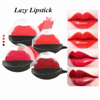 

New Lazy Non-cup Long-lasting Waterproof Matte Makeup Lipstick Nude Lipstick 4 Colors options make up Lips,Cosmetics Lipstick