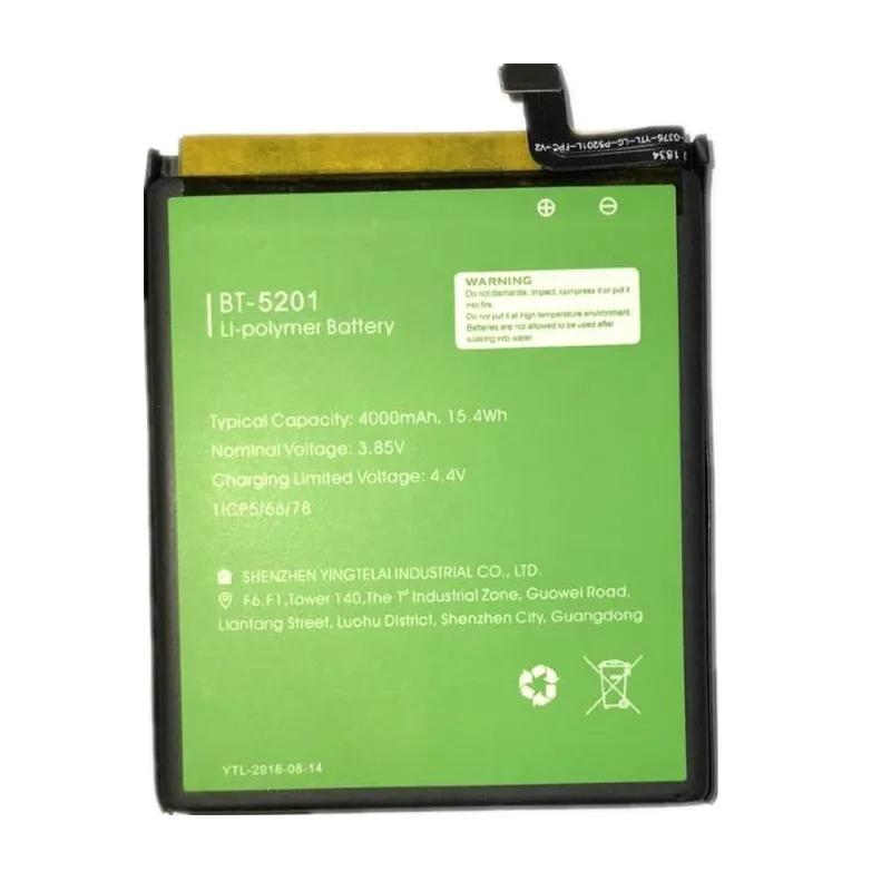 

100% Original Backup BT-5201 Leagoo Power 2 Pro Battery 4000mAh For Leagoo Power 2 Pro Smart Mobile Phone