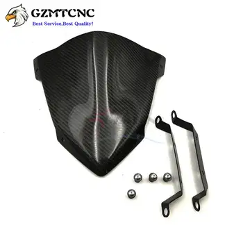 

MT09 FZ09 Motorcycle Windshield Carbon Fiber WindScreen Pare-brise w/ Mount Bracket for Yamaha MT-09 FZ-09 2013 2014 2015 2016