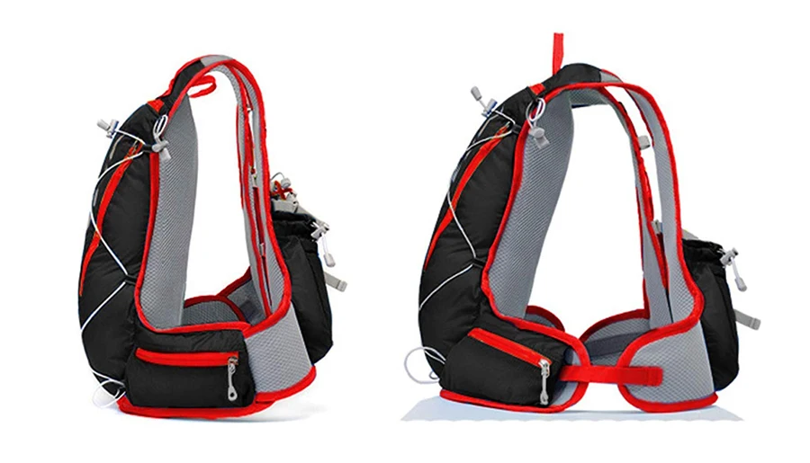 Мужской женский рюкзак для бега, 15L XL, для занятий спортом на открытом воздухе, для бега, походов, марафона, фитнеса, гидратационный жилет, упаковка 2л, сумка, 500 мл, чайник