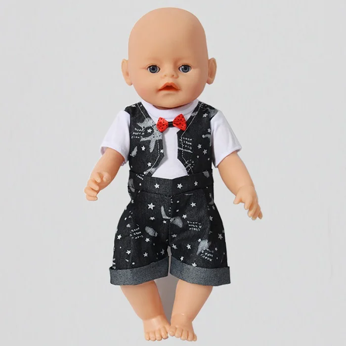 Одежда для кукол подходит для 43 см Born doll аксессуары спортивный костюм, подарок для малышей - Цвет: NO 8