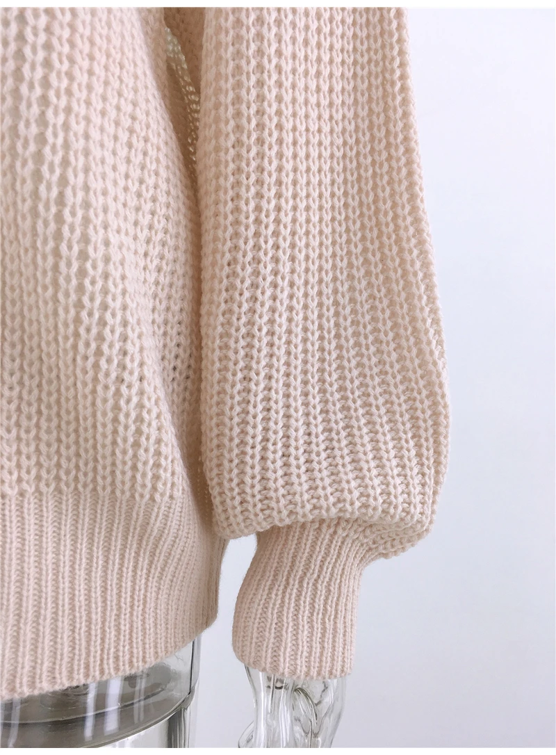 NewAsia, зимний женский свитер,, модный, длинный, фонарь, рукав, контрастный цвет, в полоску, трикотаж, Повседневный, уличная одежда, вязаный пуловер