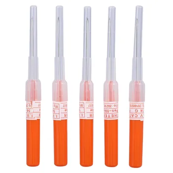 

4Types 5pcs/lot Pro Steel I.V. Catheter Cannula Piercing Needles 14G 16G 18G 20G Body Jewelry Tattoo Piercings Kit Tattoo Supply