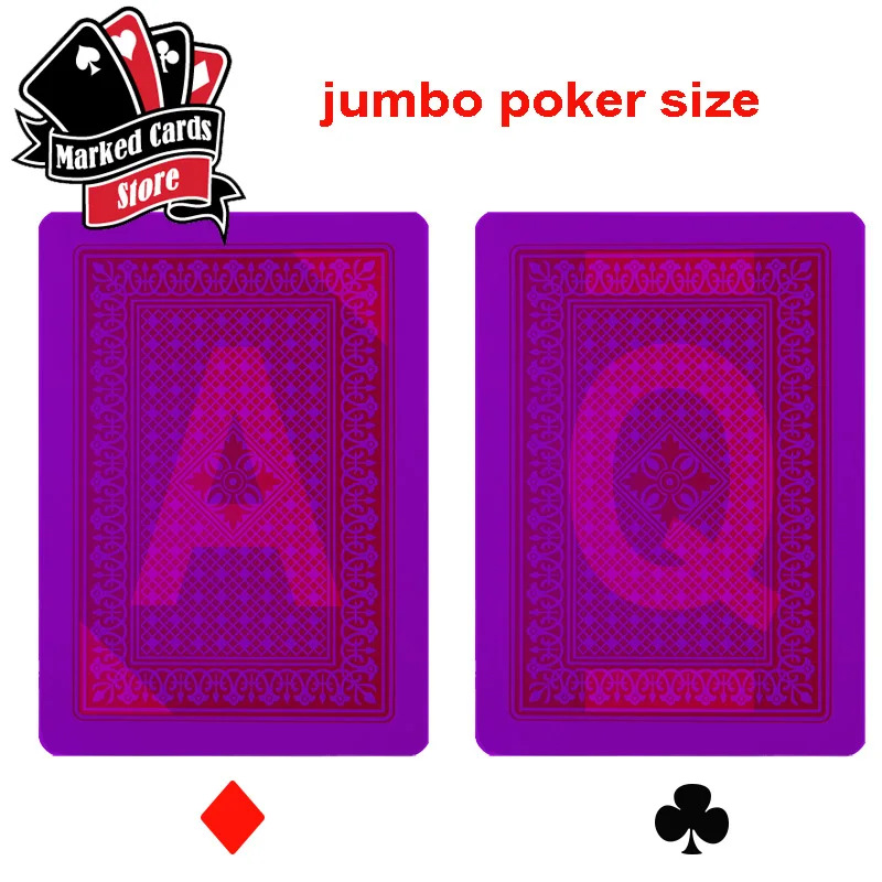 2 или 4 колоды Magic Fournier 818 светящиеся маркированные карты для чтения с