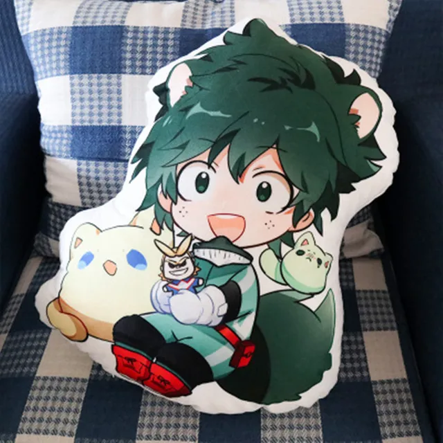 Anime 50cm My Hero Academia Plush Toy Boku Yoh Asakura Katsuki Bakugo Shoto Toooroki Pillow Cartoon Stuffed cushion Kid fan Gift 3
