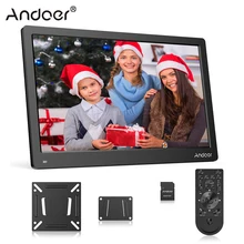 Andoer 17," FHD 1920*1080 ips экран Цифровая фоторамка Поддержка календарь/часы/MP3/фотографии/1080 P видео плеер лучший подарок