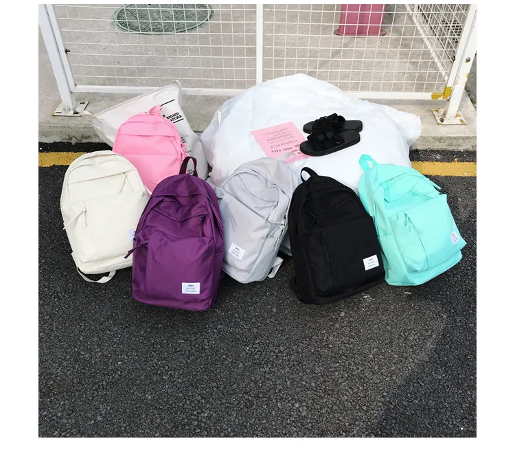 College High School Backpack for Teenage Girl Mochila Feminina Large Student Backpack Women School Bag Big Nylon Bagpack