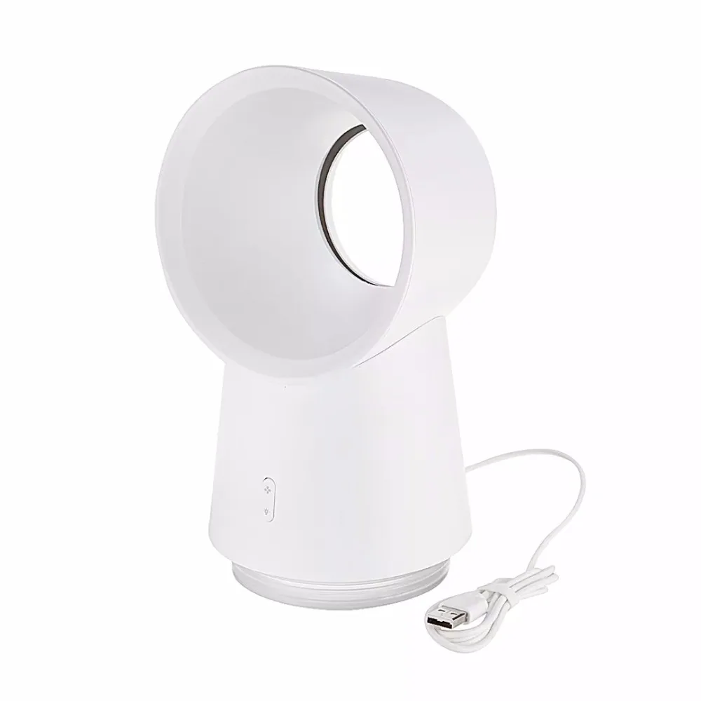 Newest Xiaomi HL Happy Life 3 in 1 Mini Cooling Fan Bladeless Desktop Fan Mist Humidifier w LED Light (12)