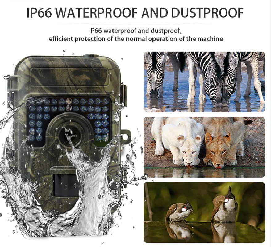 

662 16MP 1080P Hunting camera 0.6s Motion Fast Trigger Digital Infrared Trail Cam Night vision wild camera photo traps