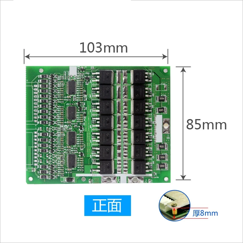 16S 3,2 V 3,7 V 60A BMS литий-ионный тернарный Железный литиевый с выравниванием высокой мощности Электрический мотоцикл электрический трицикл