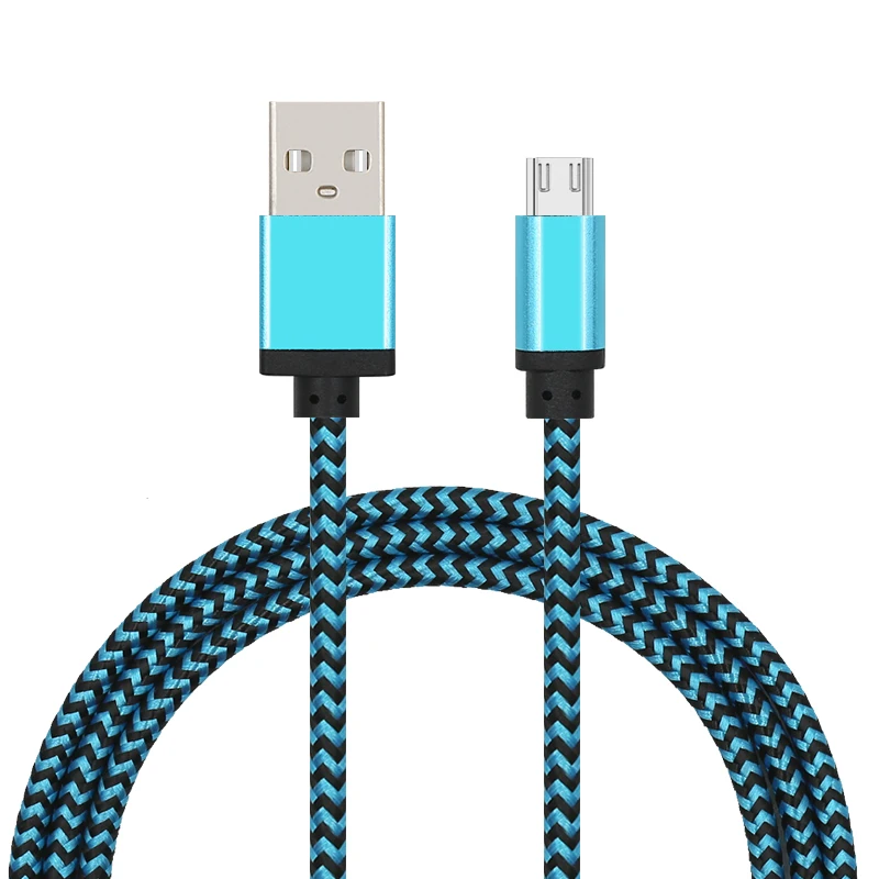 CatXaa 1 м 3 м цветной нейлоновый плетеный кабель Micro USB провод для быстрого заряда передачи линии для Android мобильного телефона Xiaomi