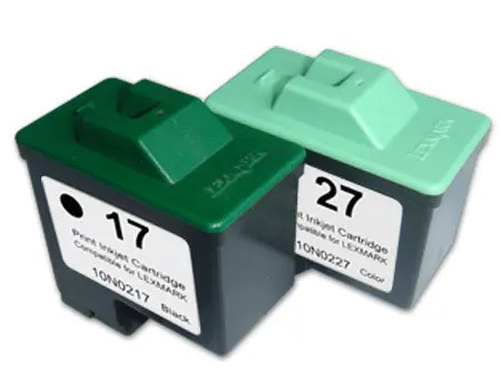 Cartucho de tinta para lexmark 17 27 negro y color para lexmark17 27 para  i3 X1100 X1150 X1270 X2250 X75 Z13 Z23 Z34 Z515 Z517|cartridge  tool|cartridge canoncartridge stove - AliExpress