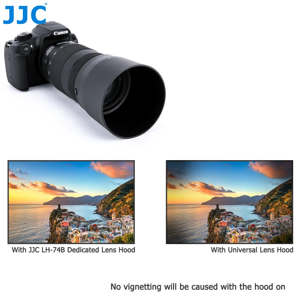 Бленда объектива JJC ET-74B EF 70-300 мм f/4-5,6 IS II USM для камеры Canon 1D X Mark II 5D Mark IV 5DS 80D 6D Mark II 7DM2 6D DSLR