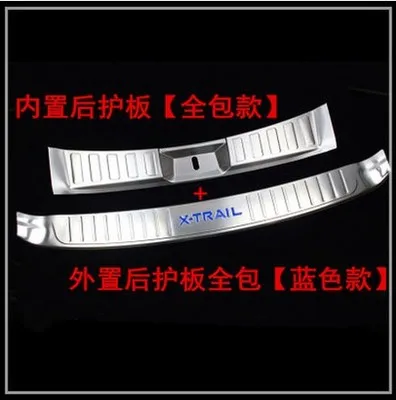 

Threshold bar Rogue Steel Rear Bumper Protector Sill fit For 2014-2016 Nissan X-Trail X Trail Welcome pedal