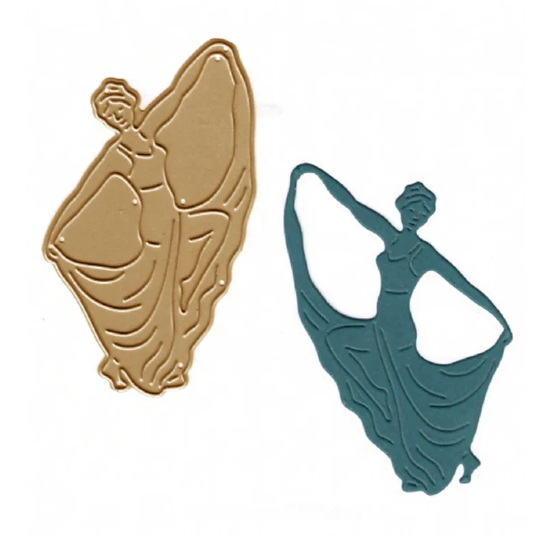 

DiyArts 1 Pc/lot Metal Cutting Dies Scrapbooking For Card Making DIY Embossing Cuts Dies New Craft Dancing Girl Element