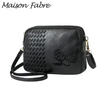 Женская кожаная сумка через плечо с цветочным принтом, маленькая Повседневная сумка, летняя женская сумка на молнии