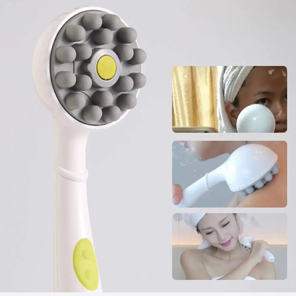 

Automatic Electric Bathing Shower Brush 4 Adjustable Strength Shock Waterproof Bath Partner Bathing Tools SPA Massage Scrubber