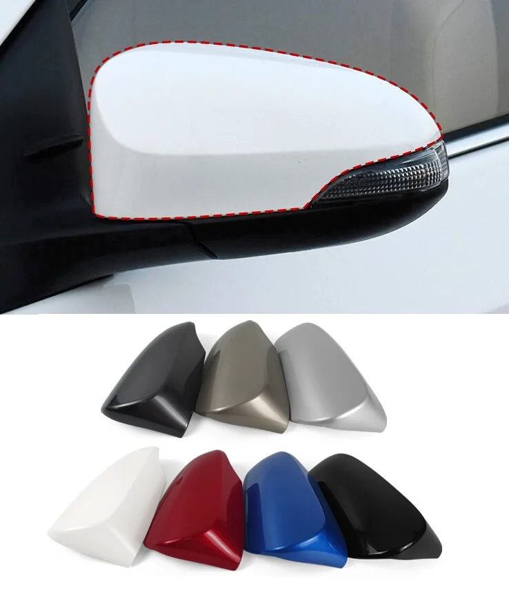 

CAPQX Rear View Mirror Cover Side Mirror Housing For Corolla 2014-2018 Rearview Mirror Shell Cap without turnlight