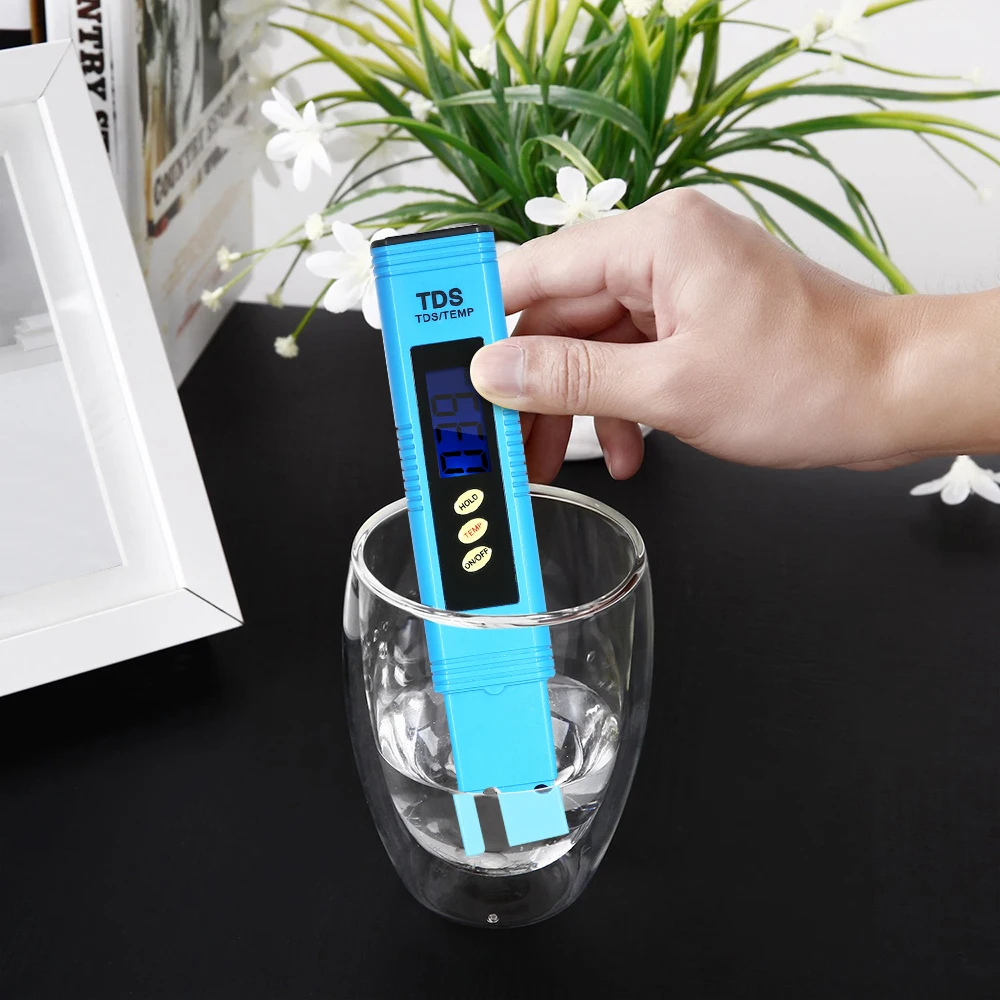 New Digital TDS Tester Pen Type Water Quality Testing Meter LCD Screen